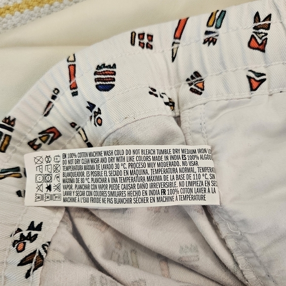 ZIPCODE Men's abstract Print Cotton Shorts Size Medium - Picture 5 of 5